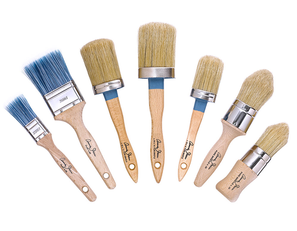 Annie Sloan Chalk Paint Brush selection